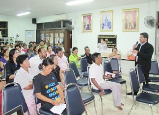 Thonakrit Naktechawar, human resources director for Aditya Berla Chemicals (Thailand) Co. apologizes for the chemical gas leak.